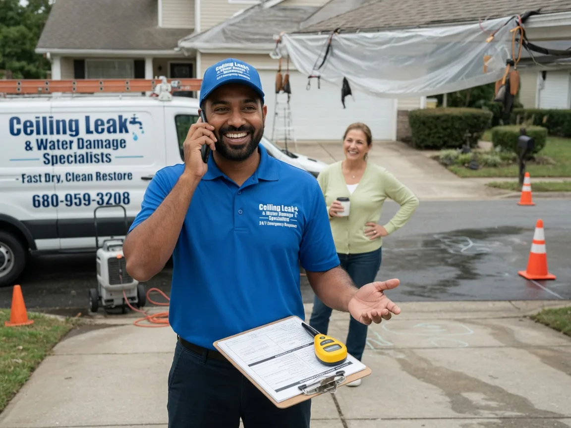 Ceiling Leak Cleanup Saint Louis, MI FAQs